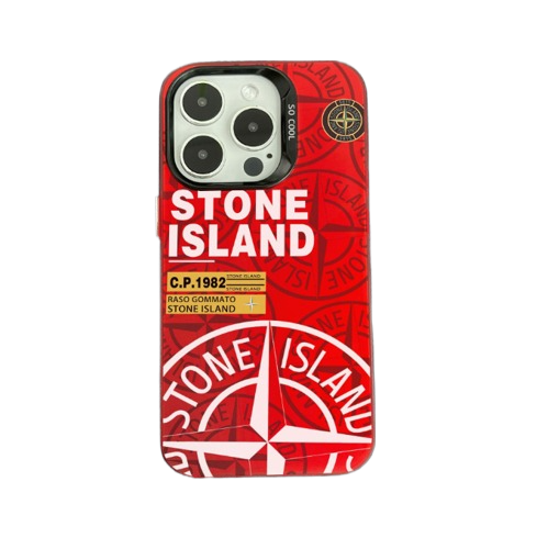 Coque stone island Rouge