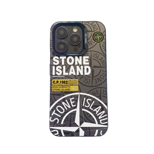 Coque stone island Gris